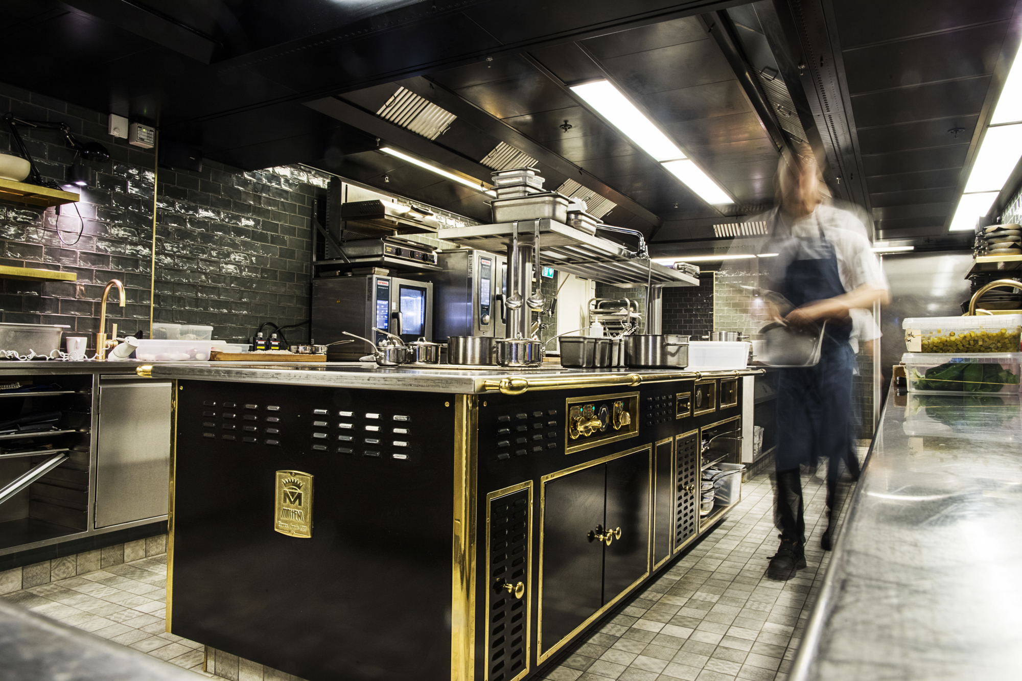 Molteni-komfur hos Restaurant Format