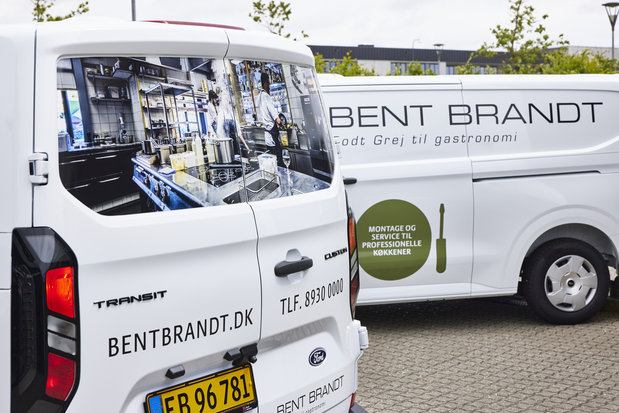BENT BRANDTs biler til serviceteknikere